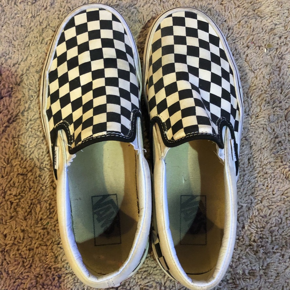 checkered vans